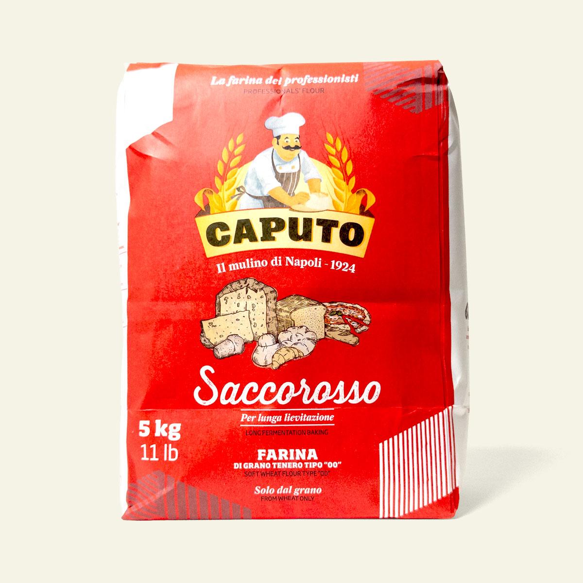 Sæk med Caputo Saccorosso (Cuoco) pizzamel på 5 kilo