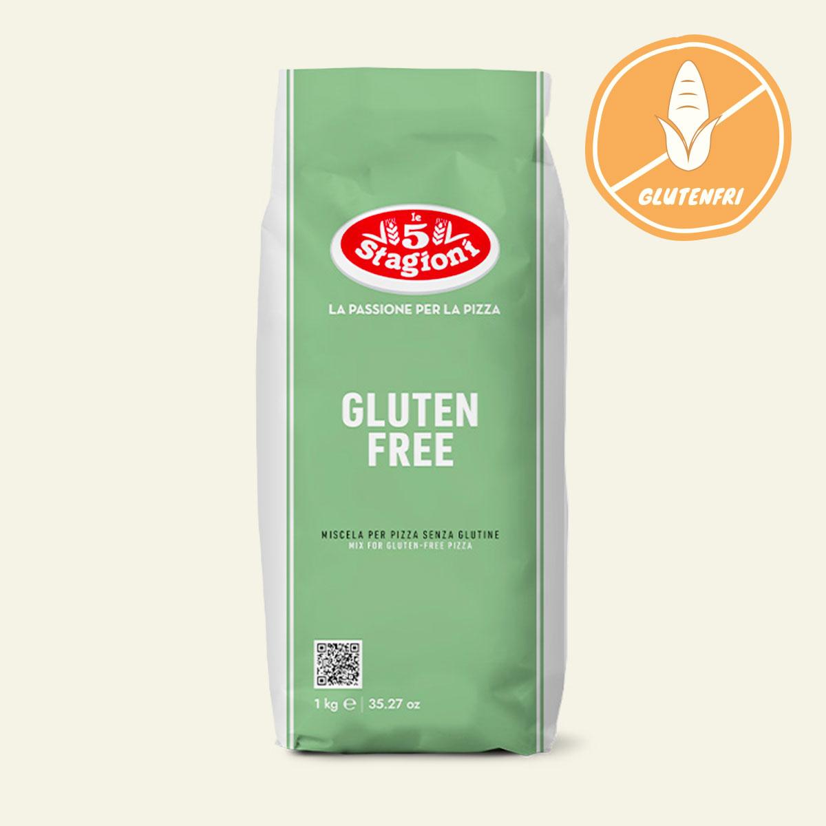 Pose med Le 5 Stagioni Gluten Free melblanding på 1 kilo
